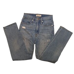 Madewell Classic Straight Jeans - Distressed